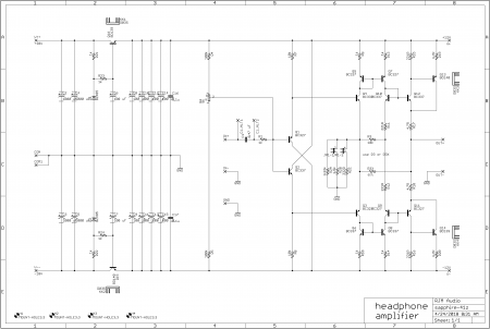 Sapphire 4.1z Headphone Amplifier Schematic