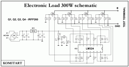 Electronic Load 300W v2 schematic
