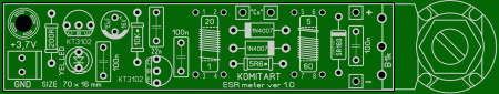 ESR meter 3,7V komitart LAY6 photo