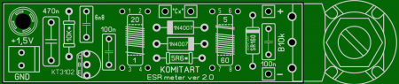 ESR meter 1,5V komitart LAY6 photo