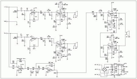 2.1 AMPLIFIER TDA2030 TDA2050 schematic