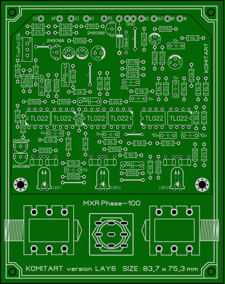 MXR Phase-100 Komitart LAY6 foto