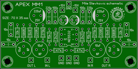 APEX MM1 phono-corrector Komitart LAY6 photo