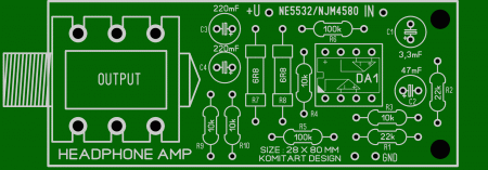 Phone Amplifier NE5532_NJM4580 LAY6 FOTO