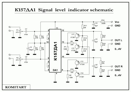 1571 Signal level indicator schematic