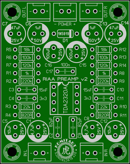 AVT1023 RIAA KIT komitart LAY6 photo