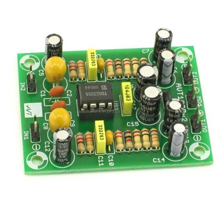 TDA2320A RIAA MM preamp PCB photo