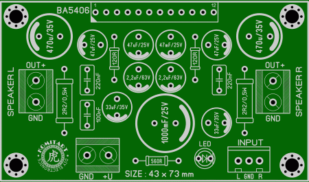 AMP BA5406 2x5W LAY6 FOTO