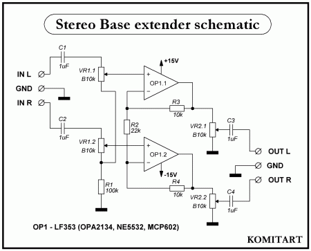 Stereobase extender schematic